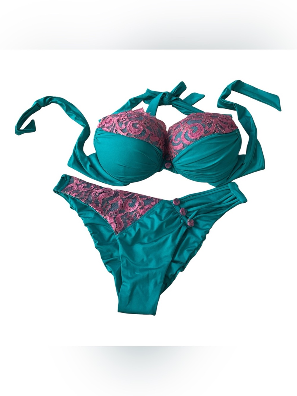 Beach Bunny Bikini Big Girls Don’t Cry Bikini - Picture 2 of 4